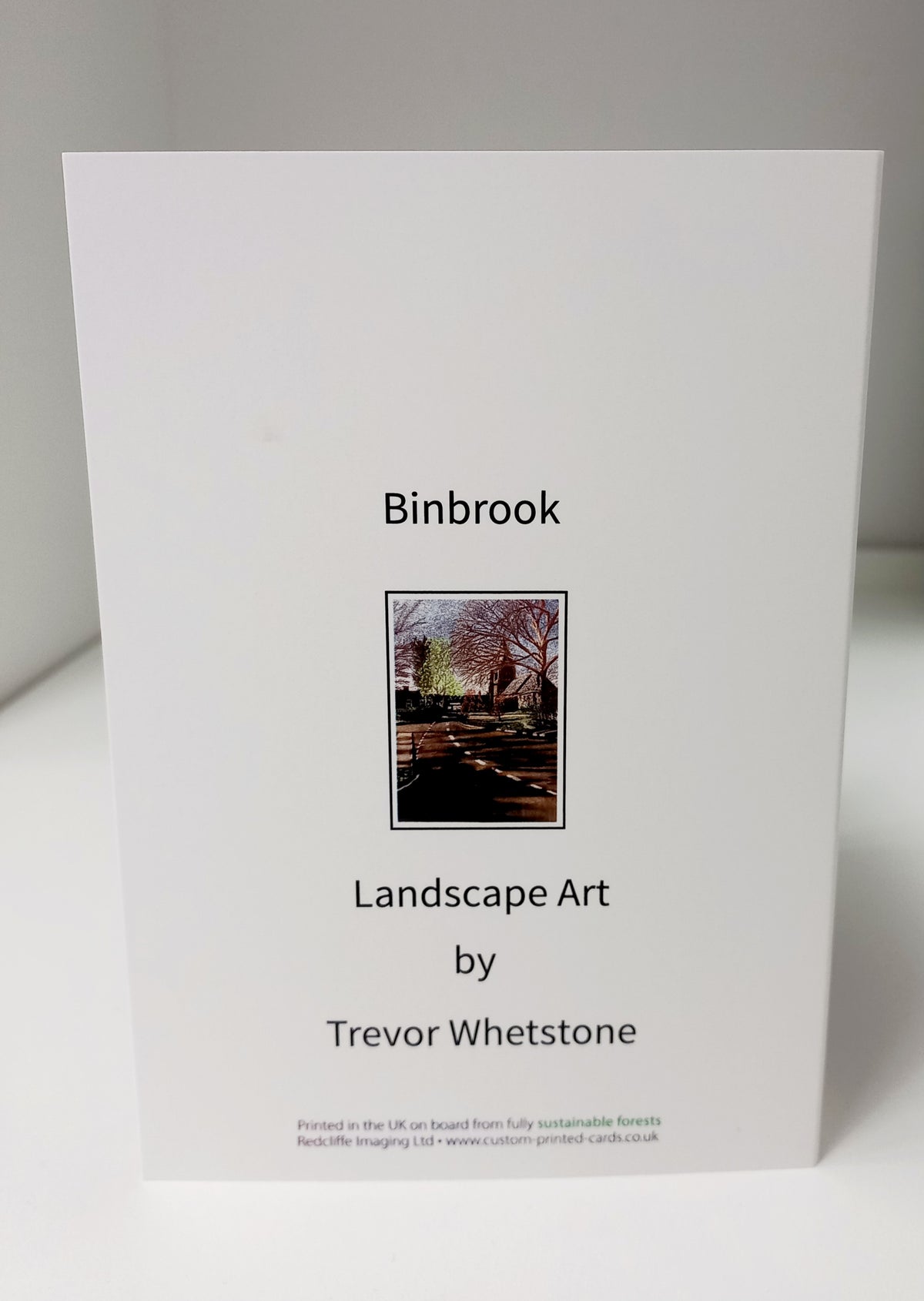 Binbrook - Greetings Card by Trevor Whetstone