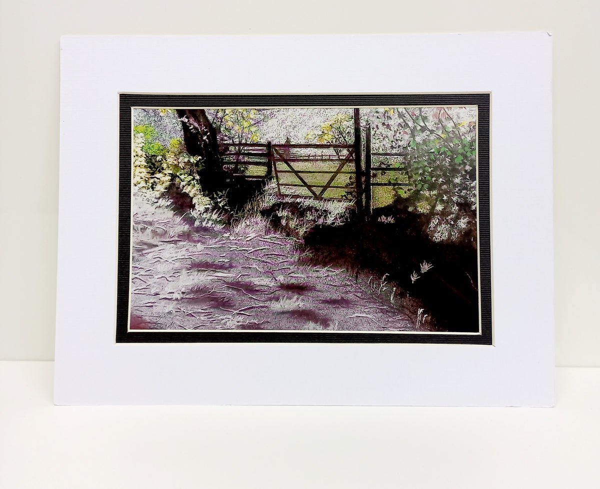 Mounted print by Trevor Whetstone - Love A Footpath -