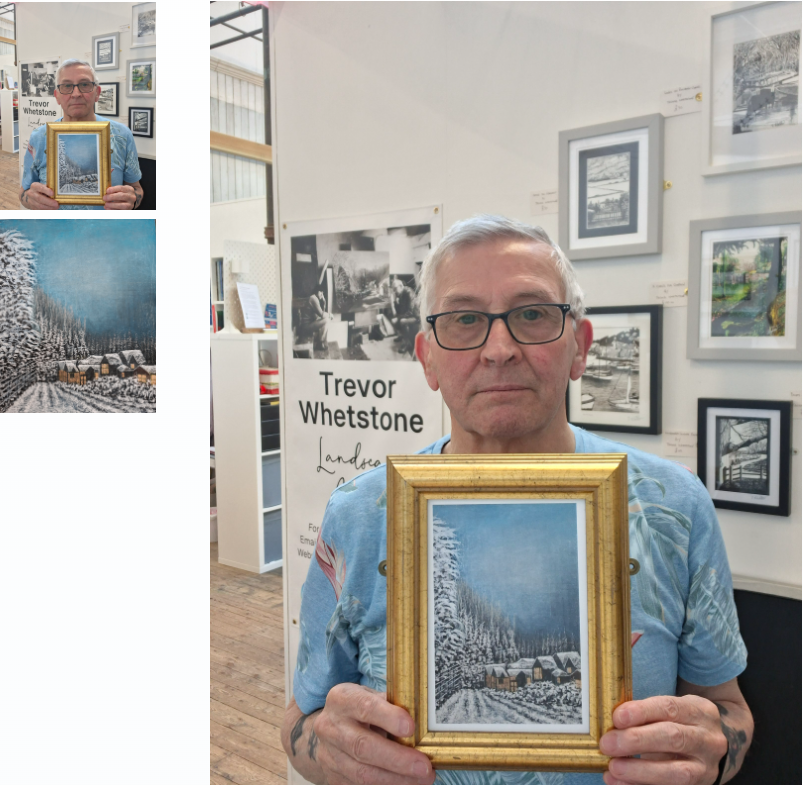 Framed print of Landscape Drawing called Staying In Tonight by Trevor Whetstone