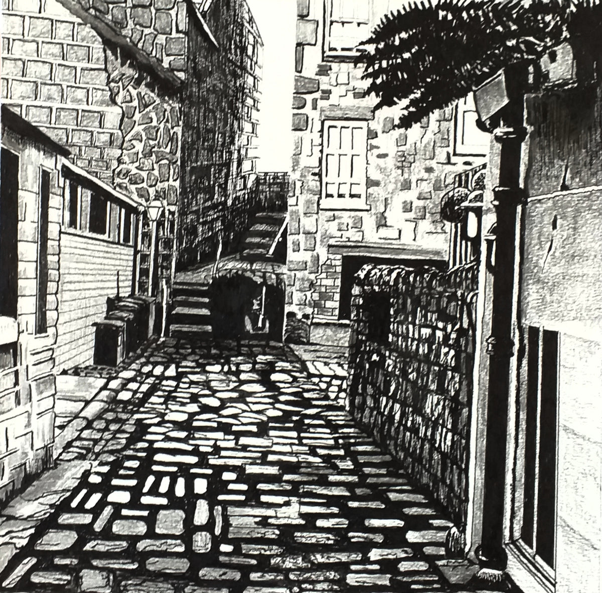 Fine art print by Trevor Whetstone - Sally Port, Berwick on Tweed -