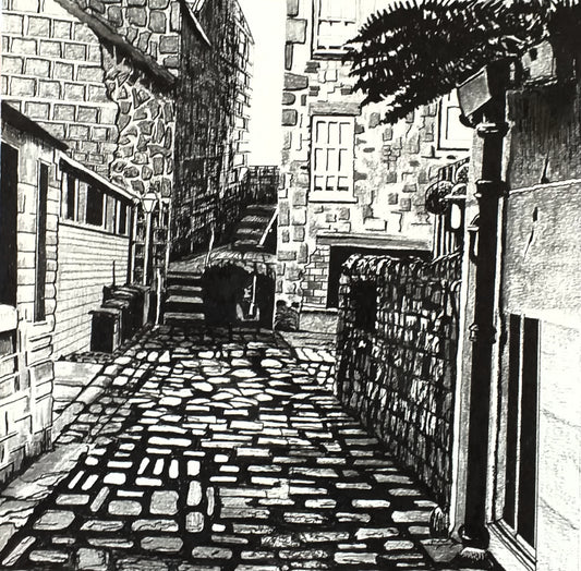 Fine art print by Trevor Whetstone - Sally Port, Berwick on Tweed -