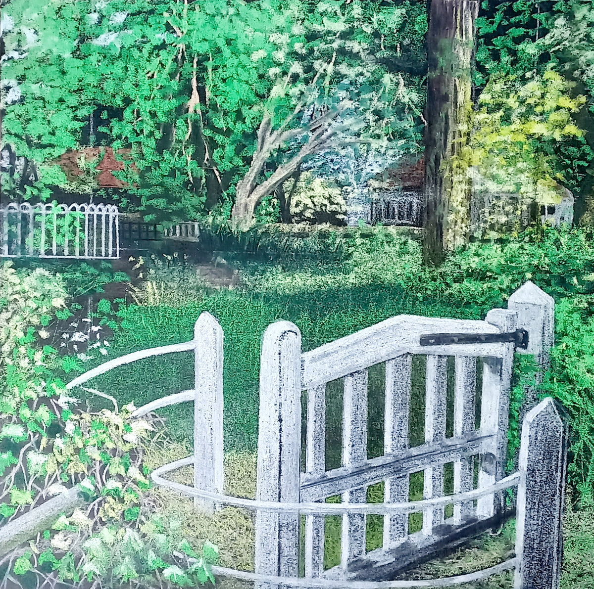 Fine art print by Trevor Whetstone - A Beautiful Garden