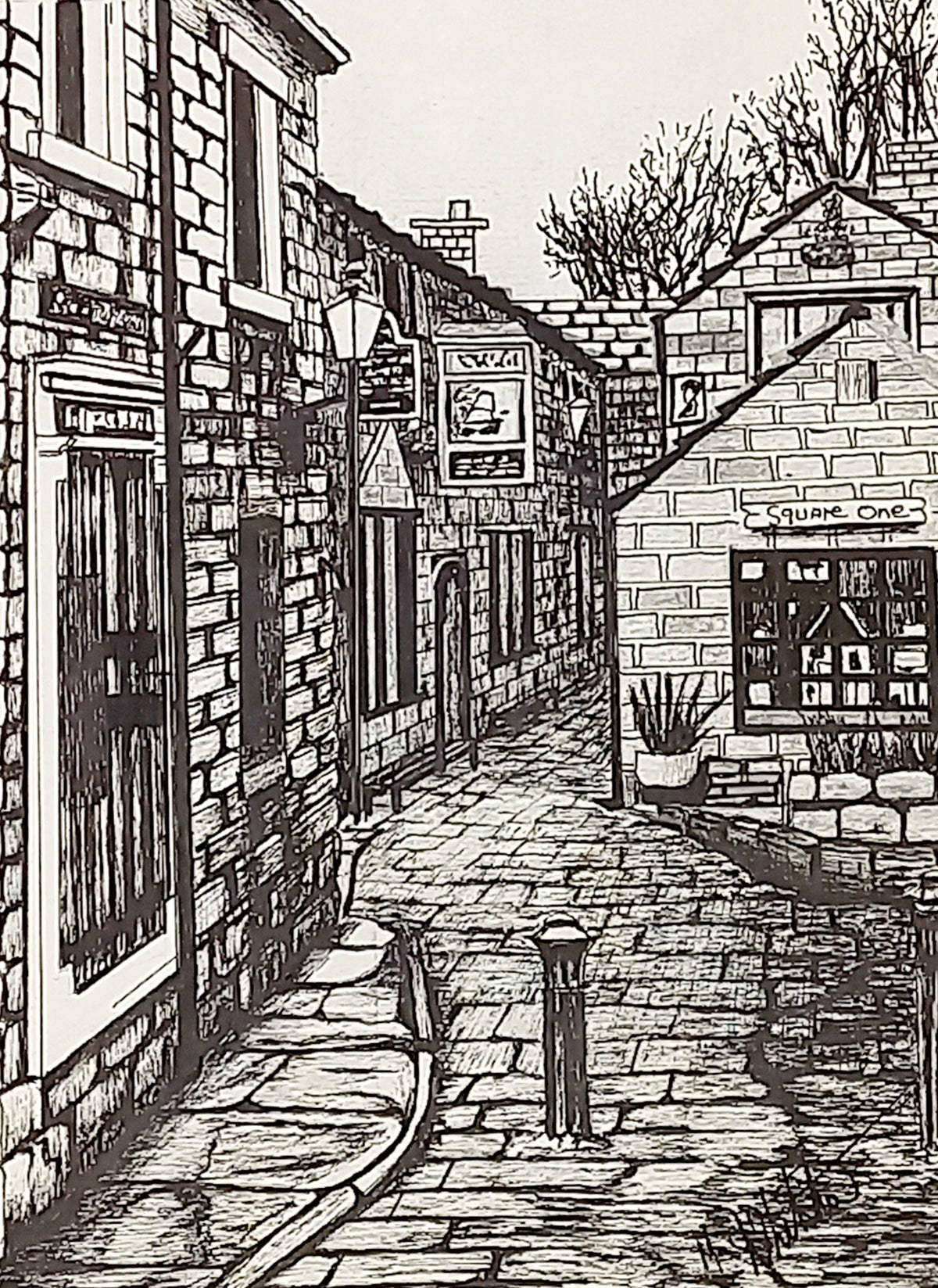 Fine art print by Trevor Whetstone - Booths Yard Pudsey -