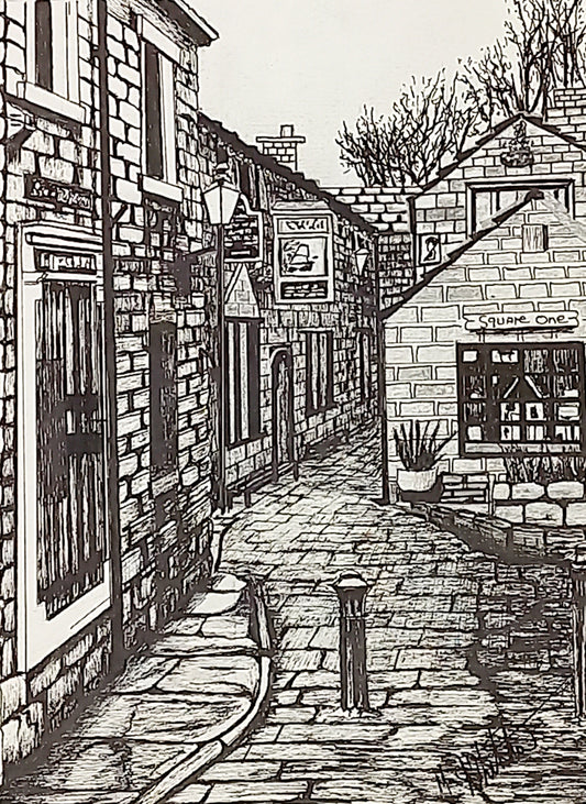 Fine art print by Trevor Whetstone - Booths Yard Pudsey -