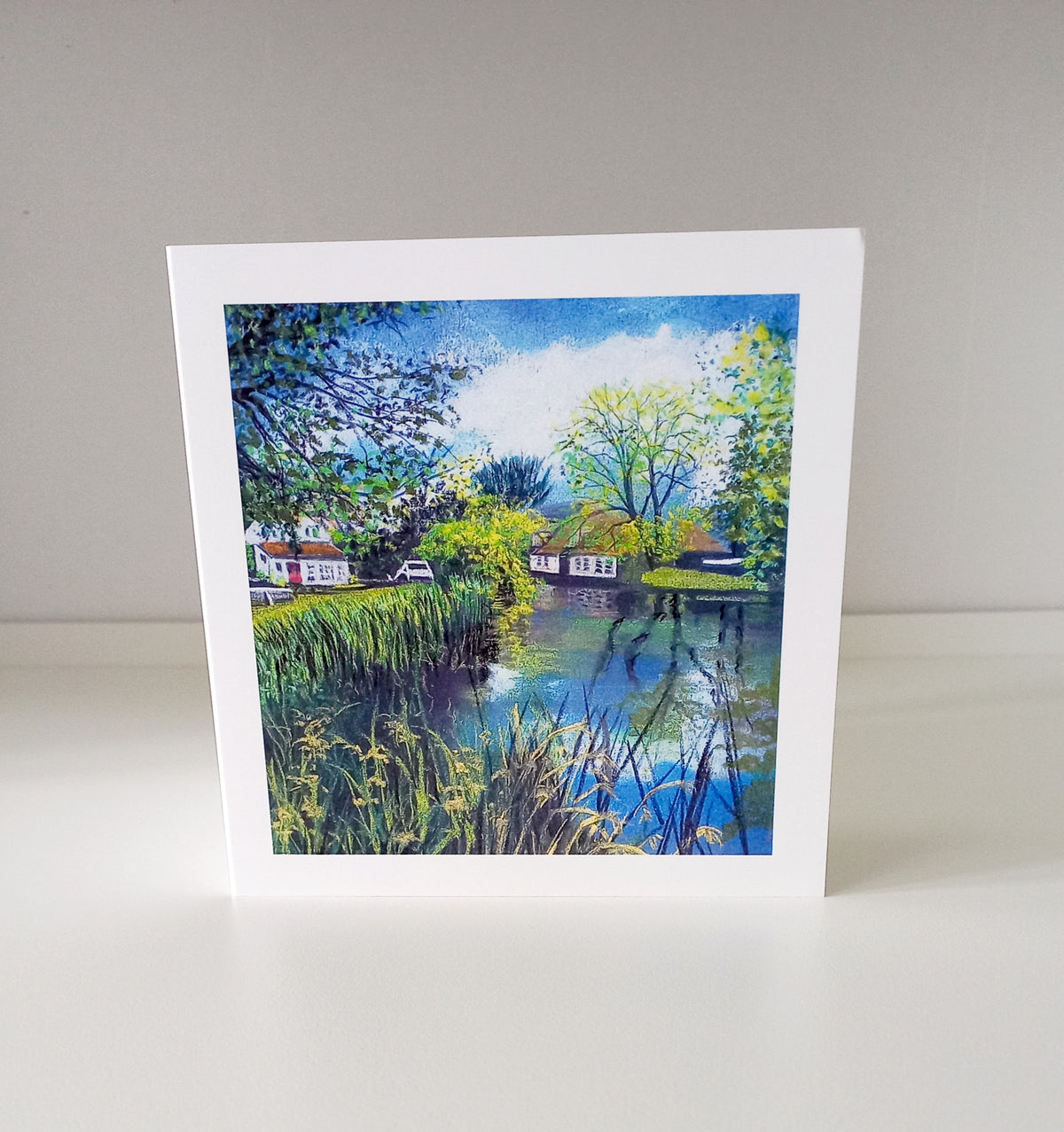 Willy Lotts Cottage - Greetings Card by Trevor Whetstone