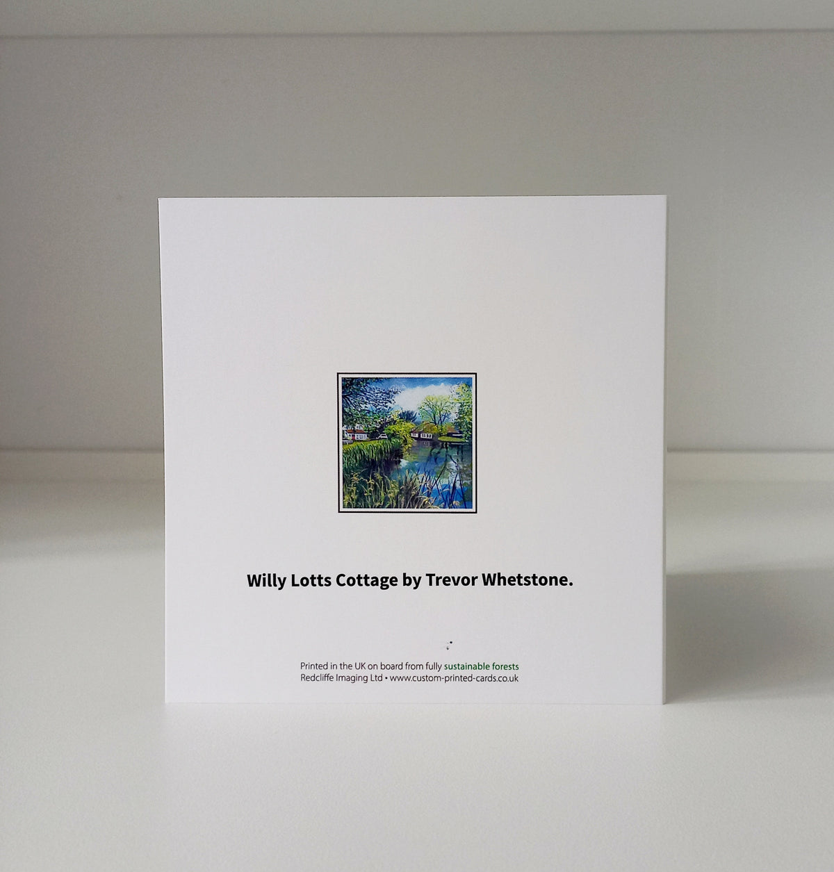 Willy Lotts Cottage - Greetings Card by Trevor Whetstone