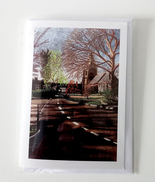 Binbrook - Greetings Card by Trevor Whetstone