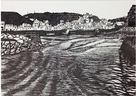 Fine art print by Trevor Whetstone -Staithes,