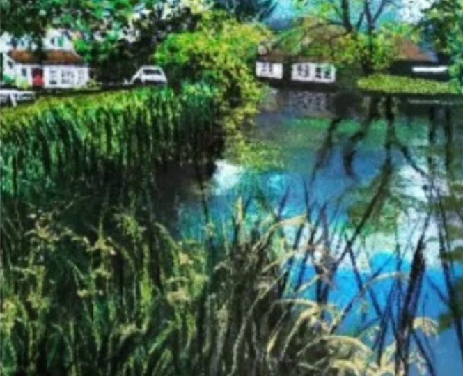 Greetings card by Trevor Whetstone - Willy Lotts Cottage -