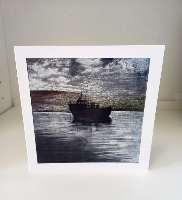 The Ghost Ship - Greetings card by Trevor Whetstone