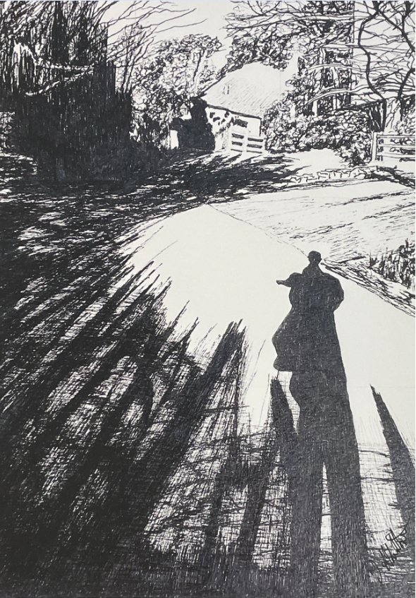 Fine art print by Trevor Whetstone - Me And My Shadow -