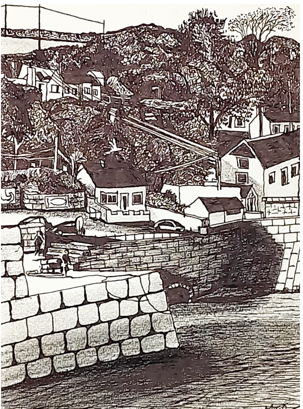 Fine art print of Porthleven by Trevor Whetstone