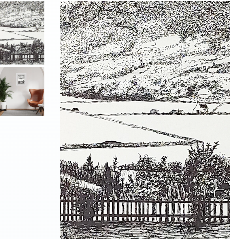 Framed wall art print by Trevor Whetstone -Winter In Scotland -