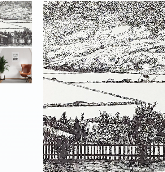 Framed wall art print by Trevor Whetstone -Winter In Scotland -