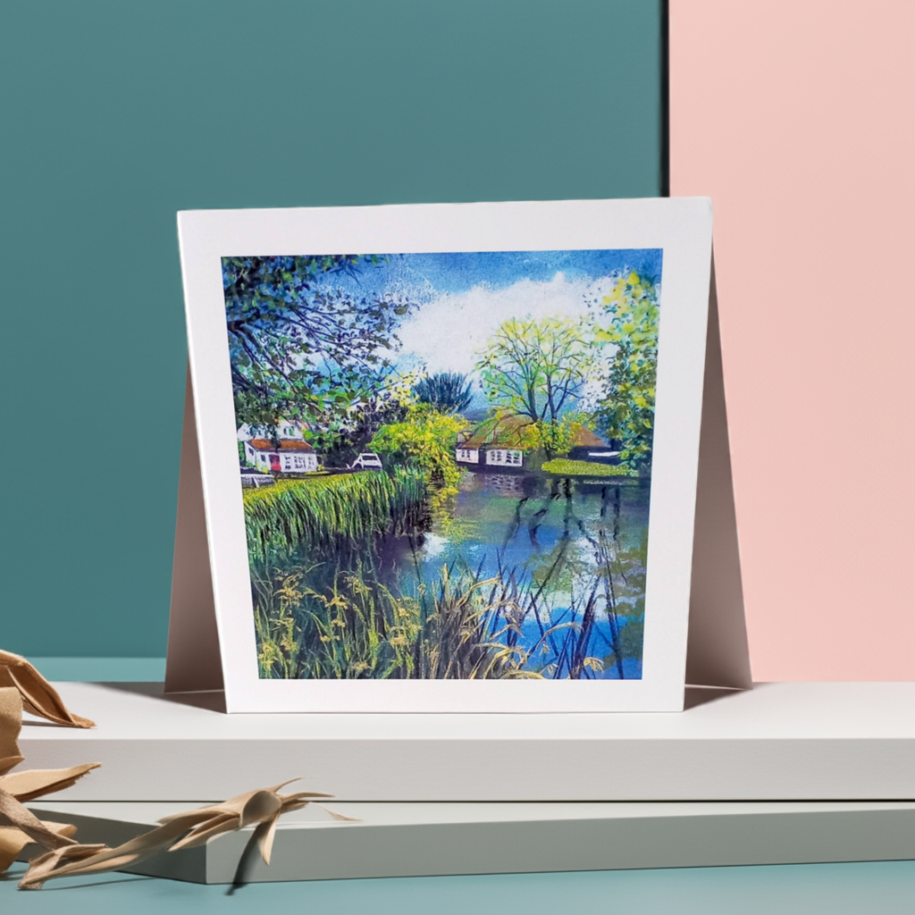 Greetings card by Trevor Whetstone - Willy Lotts Cottage -