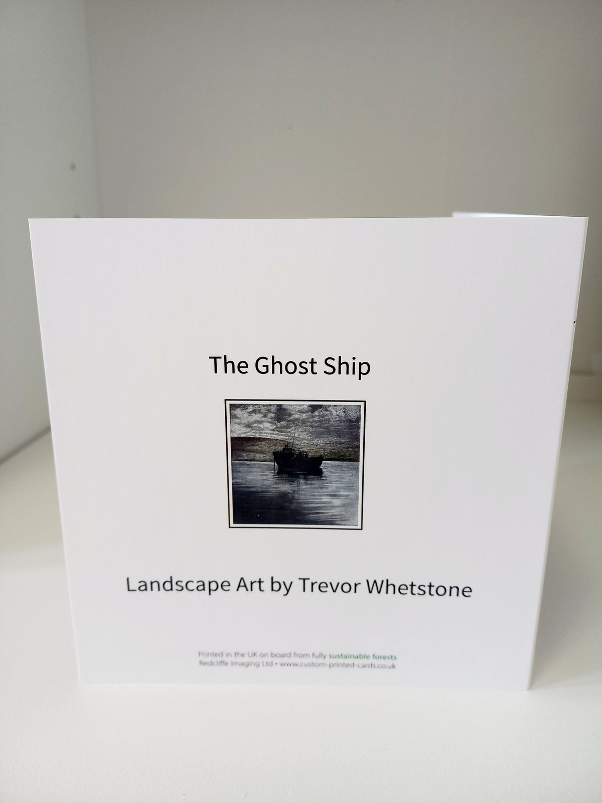The Ghost Ship - Greetings card by Trevor Whetstone