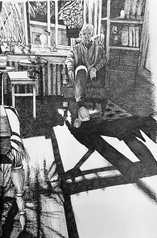 Fine art print by Trevor Whetstone - Sunshine came softly through my window today -