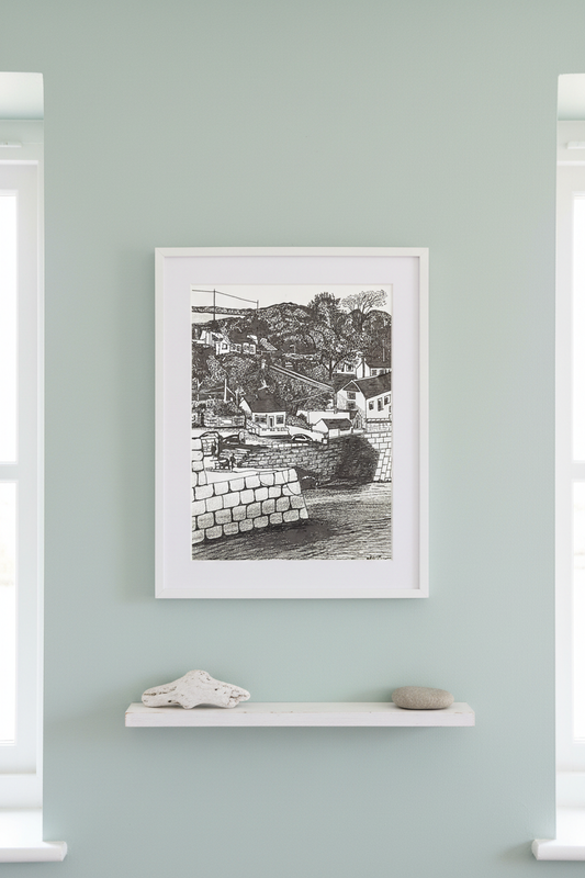Porthleven Cornwall – Pinterest vertical image