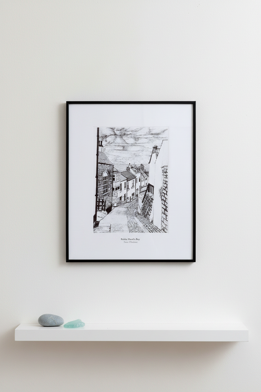 Robin Hood's Bay – Fine Art Print Pinterest vertical image