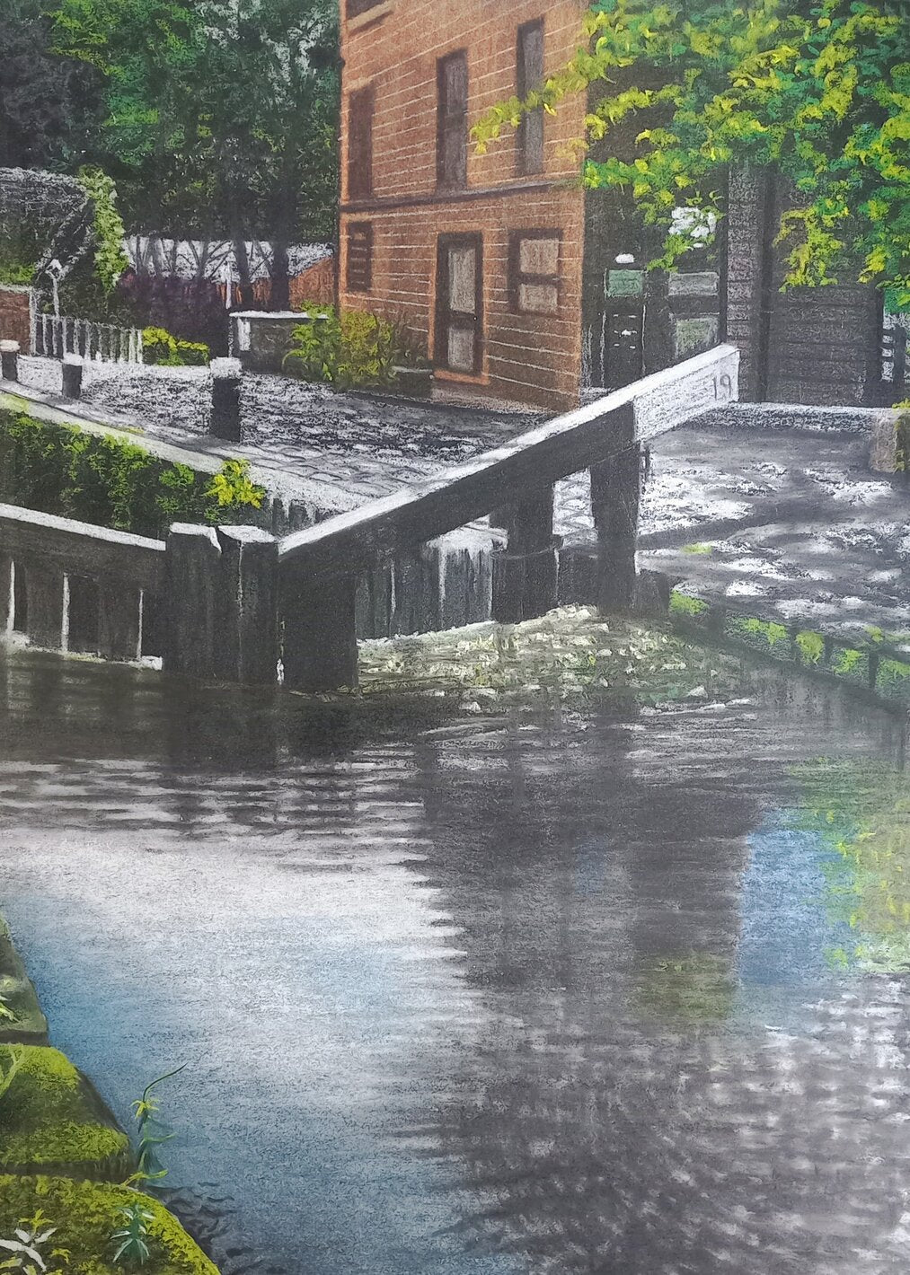 Fine art print by Trevor Whetstone - Todmordon Locks -