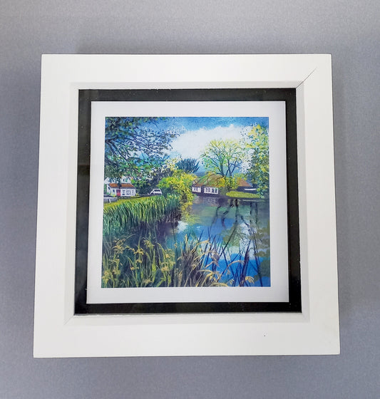 Framed print by Trevor Whetstone -Willy Lotts Cottage -