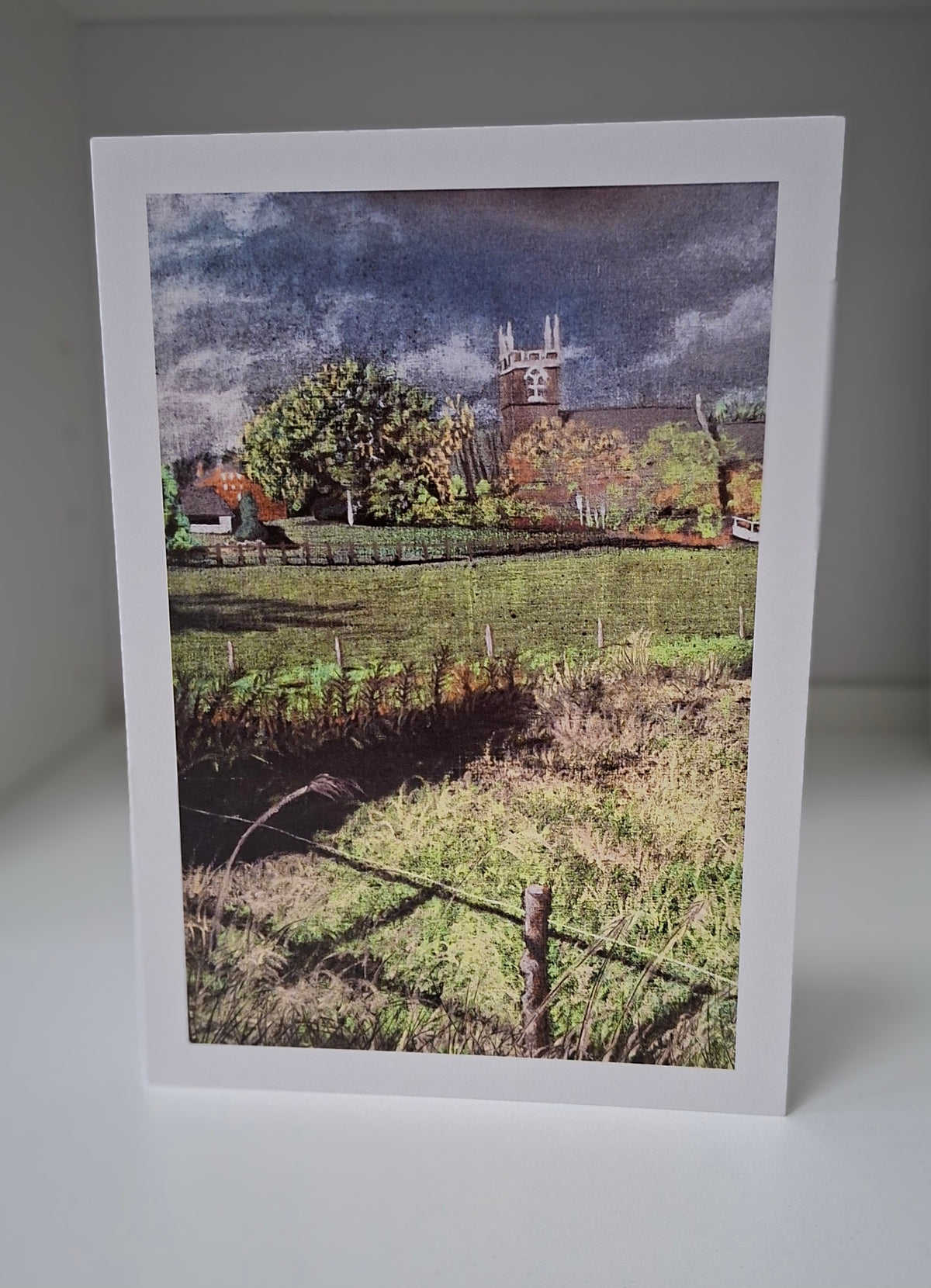 Winterton on Sea - Greetings Card by Trevor Whetstone